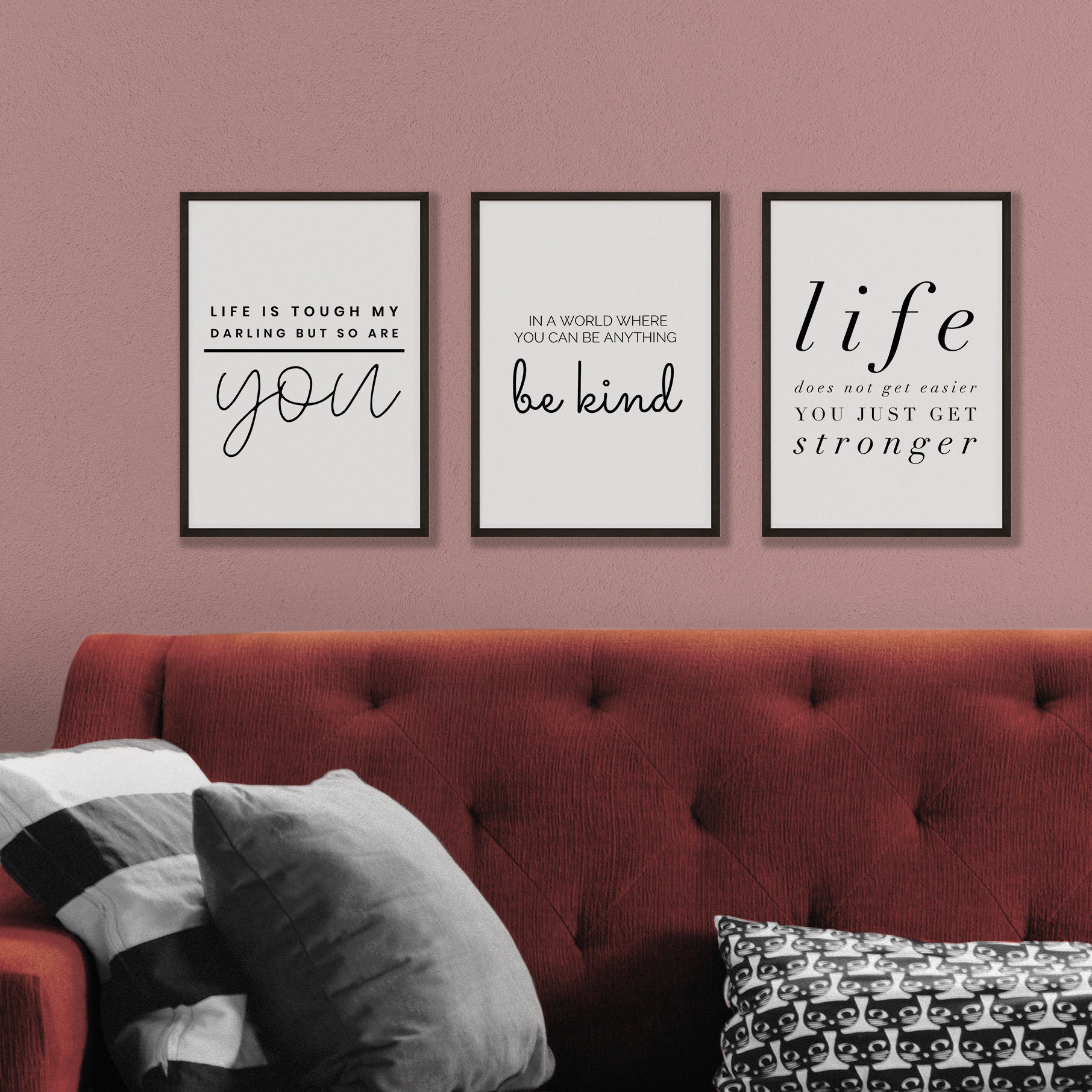 Inspirational Quote Prints 3 for the Price of 2 Set of 3 - Etsy