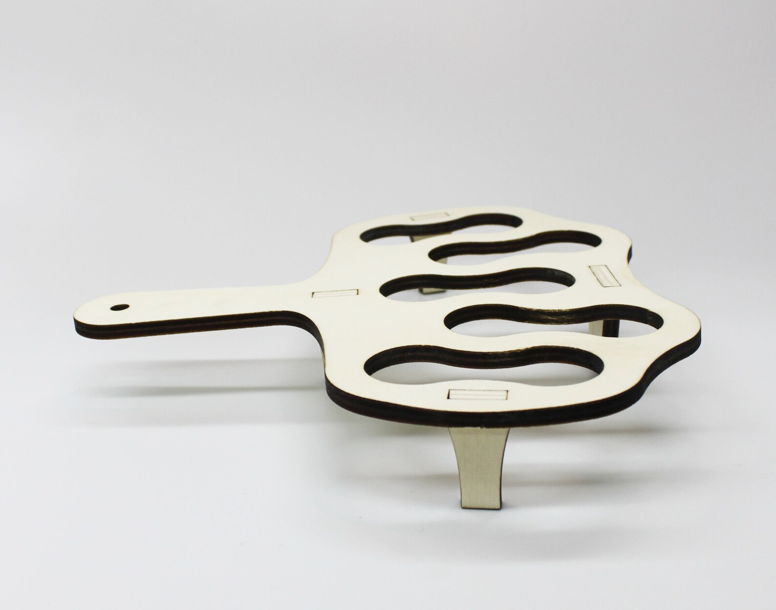 Wooden Shot Glass Holder Laser Cut Light Wood Chaser Tray Etsy