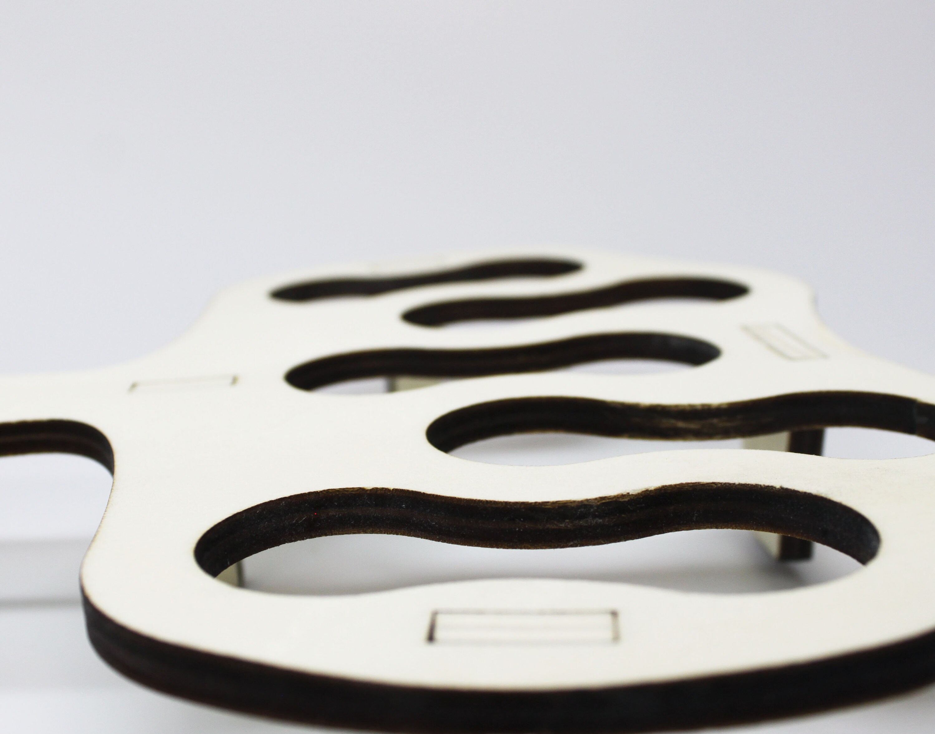 Wooden Shot Glass Holder Laser Cut Light Wood Chaser Tray Etsy