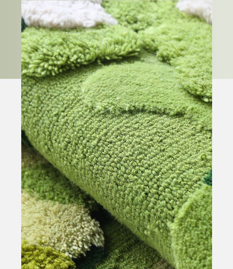 Grüner Rasen modernen Teppich / kleine Größe / Nachtseite Etsy.de