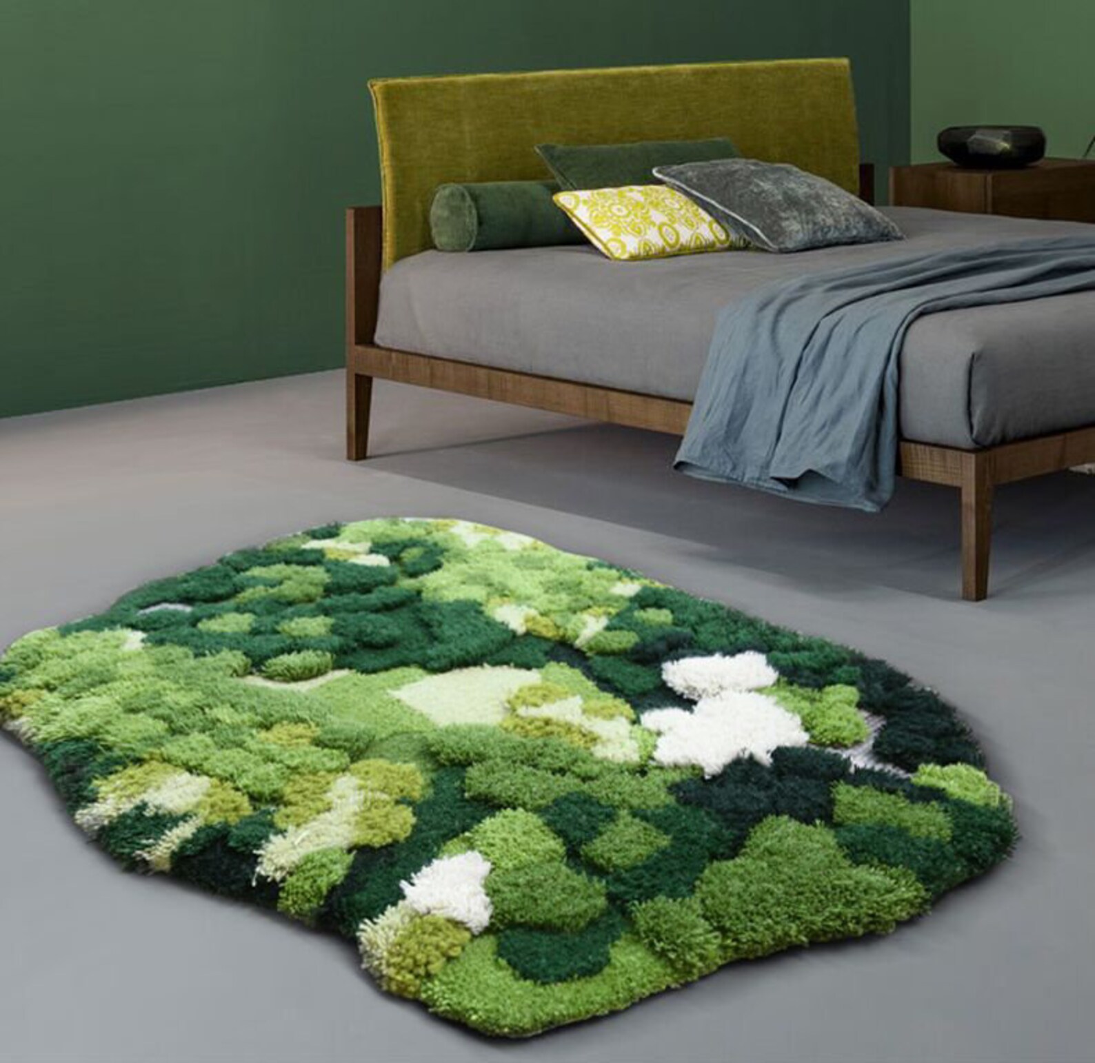 Forest 3D Rug / Handmade / Green and Fresh Style / Enjoy Life Etsy UK