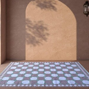 8x10 Handwoven Cotton Kilim Rug: Washable Reversible Dhurrie