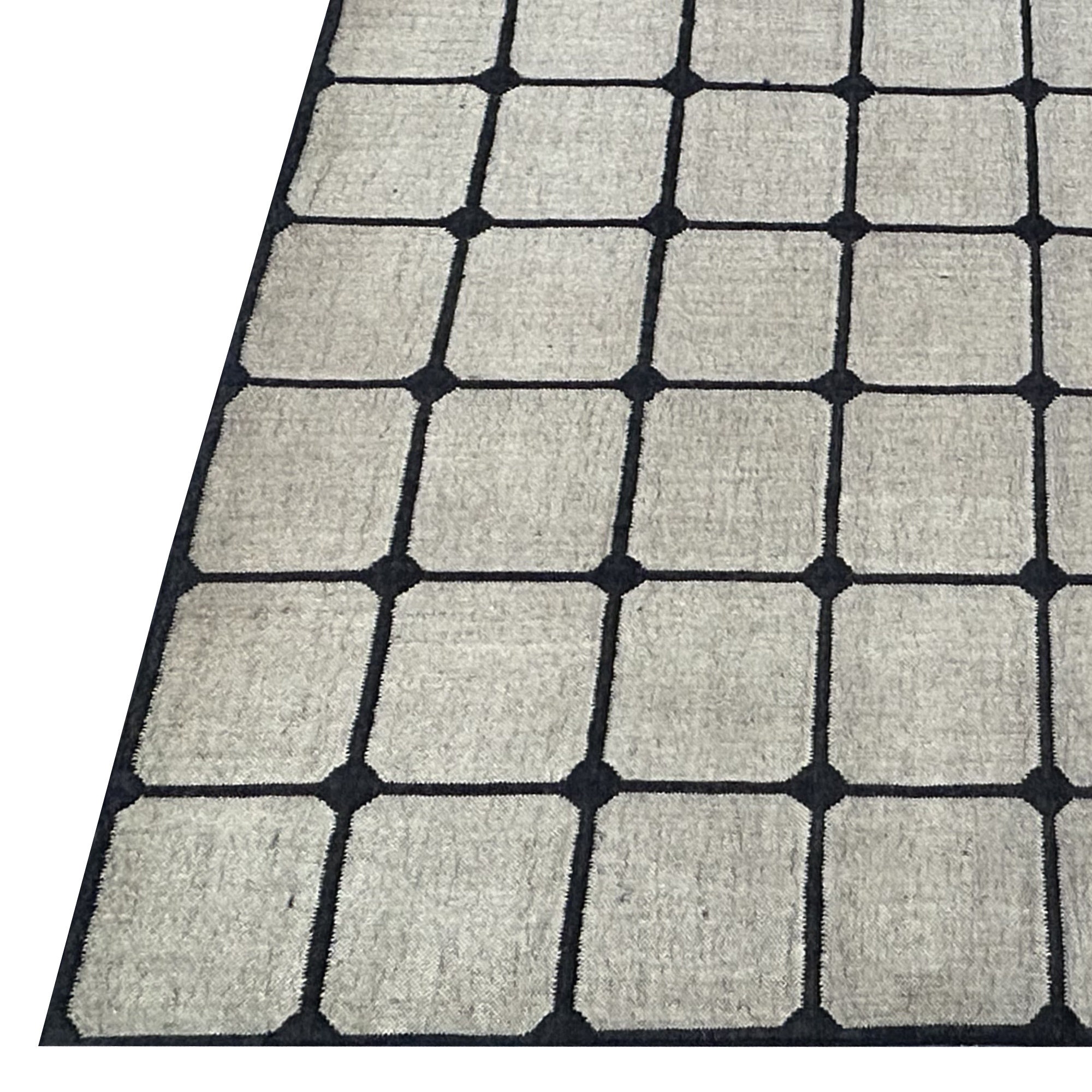 Large Handmade Wool and Jute Kilim Dhurrie, Wool Large Area Rug, Jute