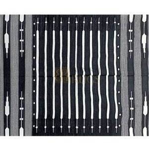 Flatweave Rug Black And White Stripe Kilim Rugs Handmade Modern Design Kilim Rug - Beautiful Flat weave Yellow Kilim Handmade cotton kilim