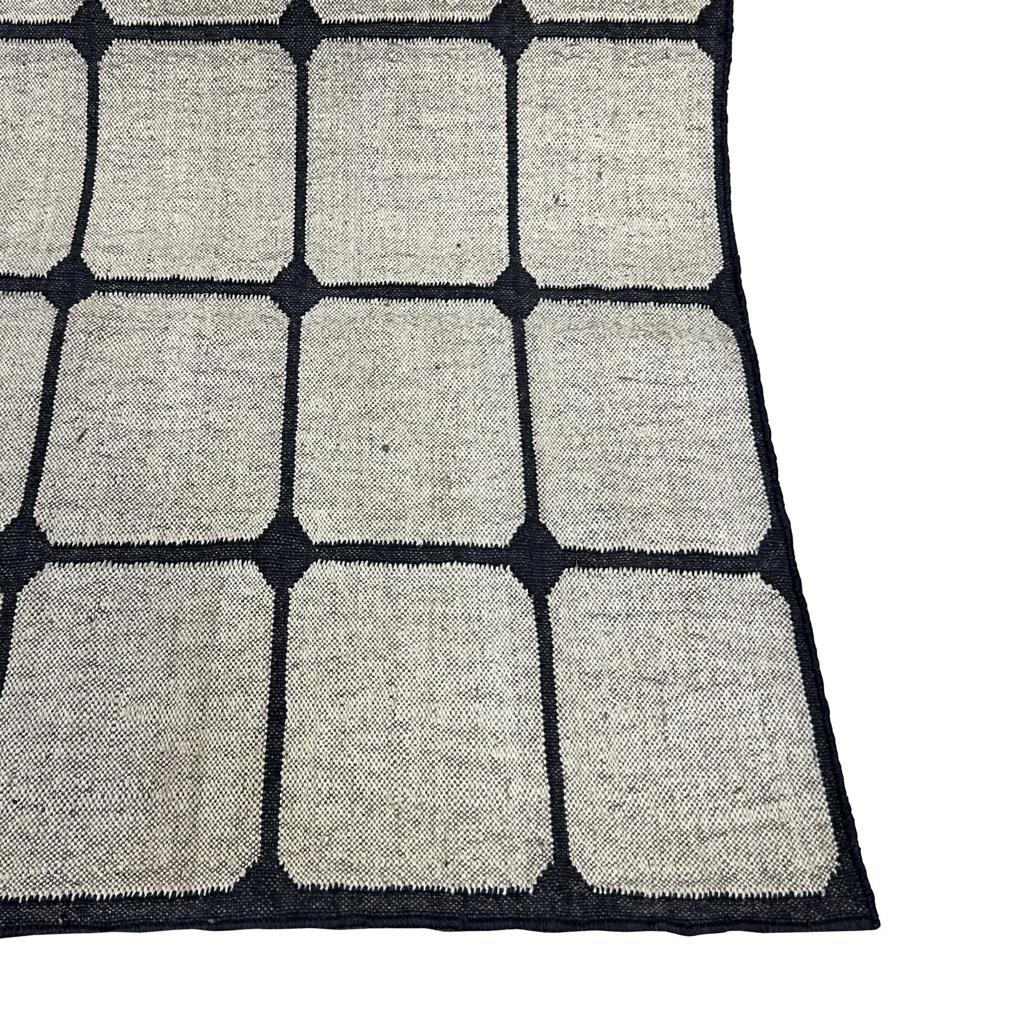 Large Handmade Wool and Jute Kilim Dhurrie, Wool Large Area Rug, Jute