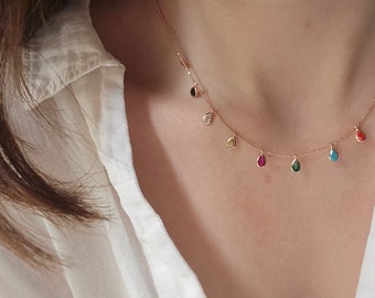 Collana arcobaleno in argento925