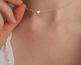 collana micro cuore in argento925