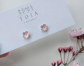 Orecchini Fiore di Ciliegio – Sakura | Orecchini piccoli delicati