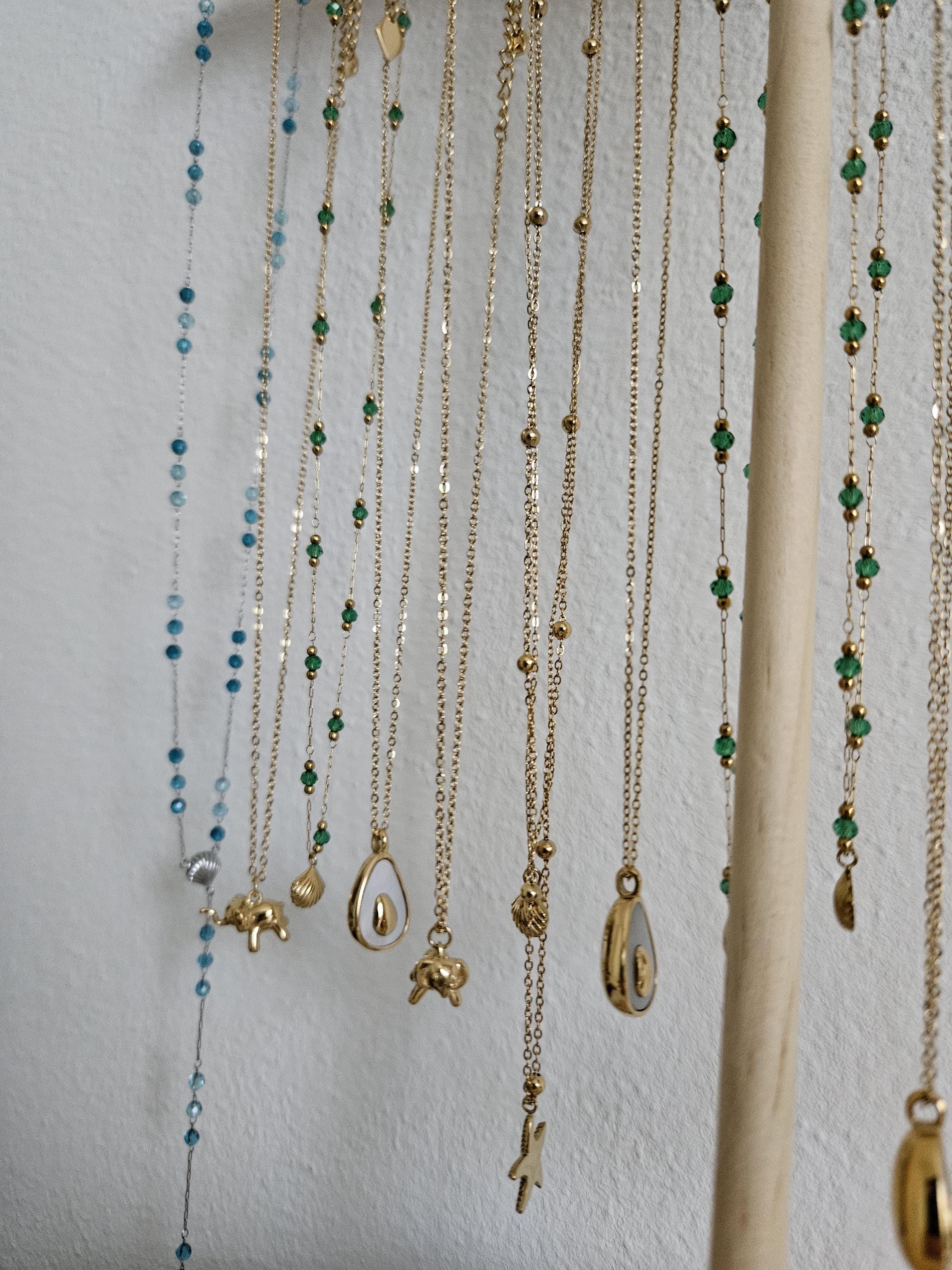Set Collana E Bracciale In Conchiglie Naturali Regolabili - Gioielli Spiaggia Per Donna