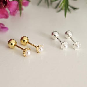 925 In Argento Sterling Orecchino Ganci, Filo Per L Orecchio Del Palloncino Con Anelli, Argento, 24x16x0.5mm, Foro: 3 Mm, Ago :0.5mm - Foto 11