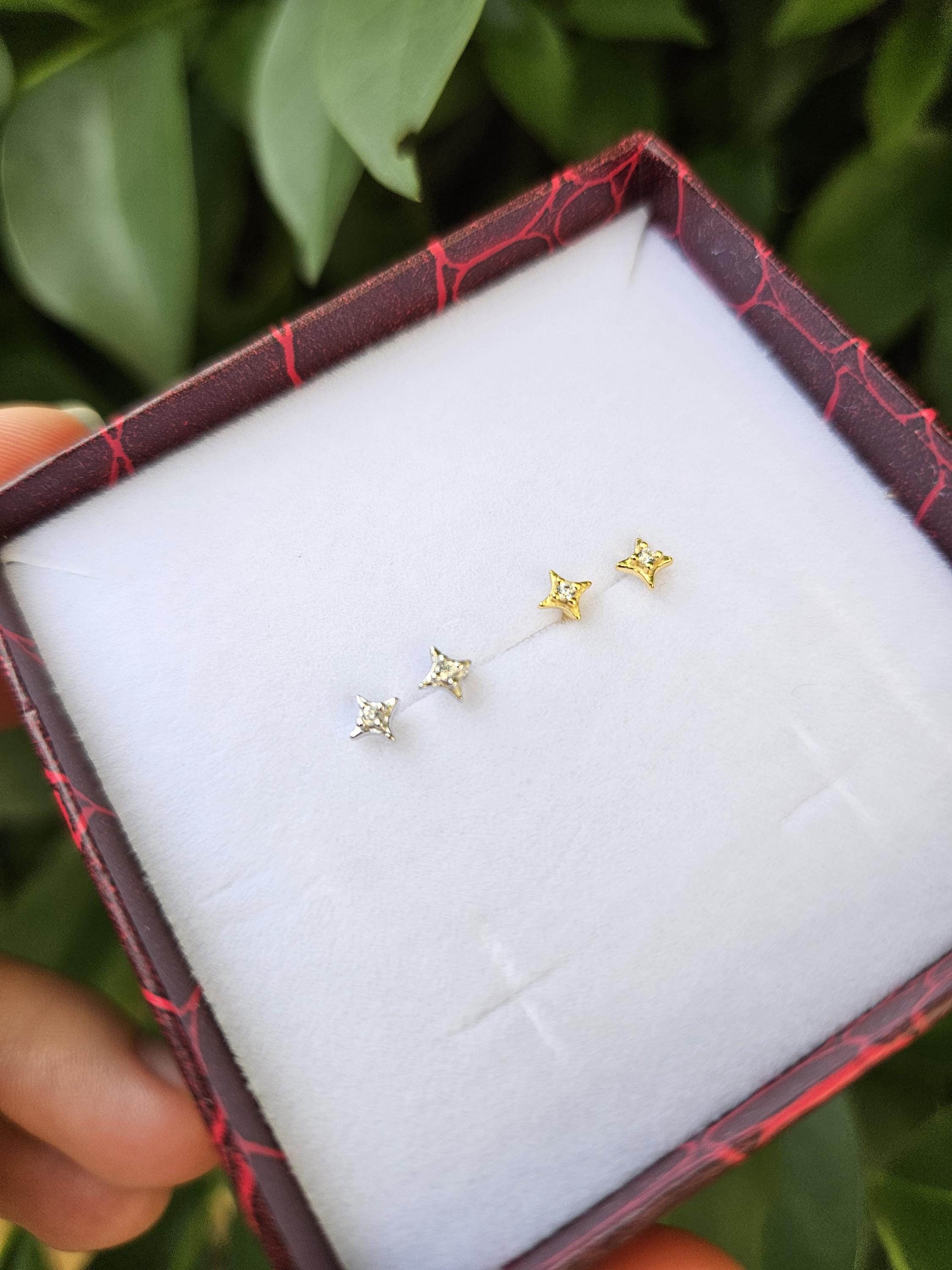 Orecchini Stella In Argento - Gioielli - Orecchini - Di Gocce Di M - Foto 6