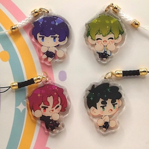 Gratuito! Ciondoli in acrilico Iwatobi Swim Club // Ciondolo doppio lato, portachiavi kawaii, ciondoli anime, portachiavi anime, portachiavi carino
