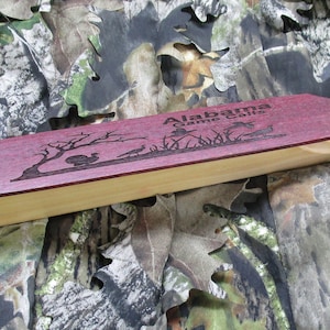 Turkey Long Box Call - Purpleheart over Poplar