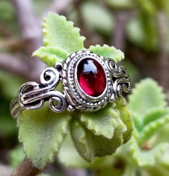 Garnet statement rings deals