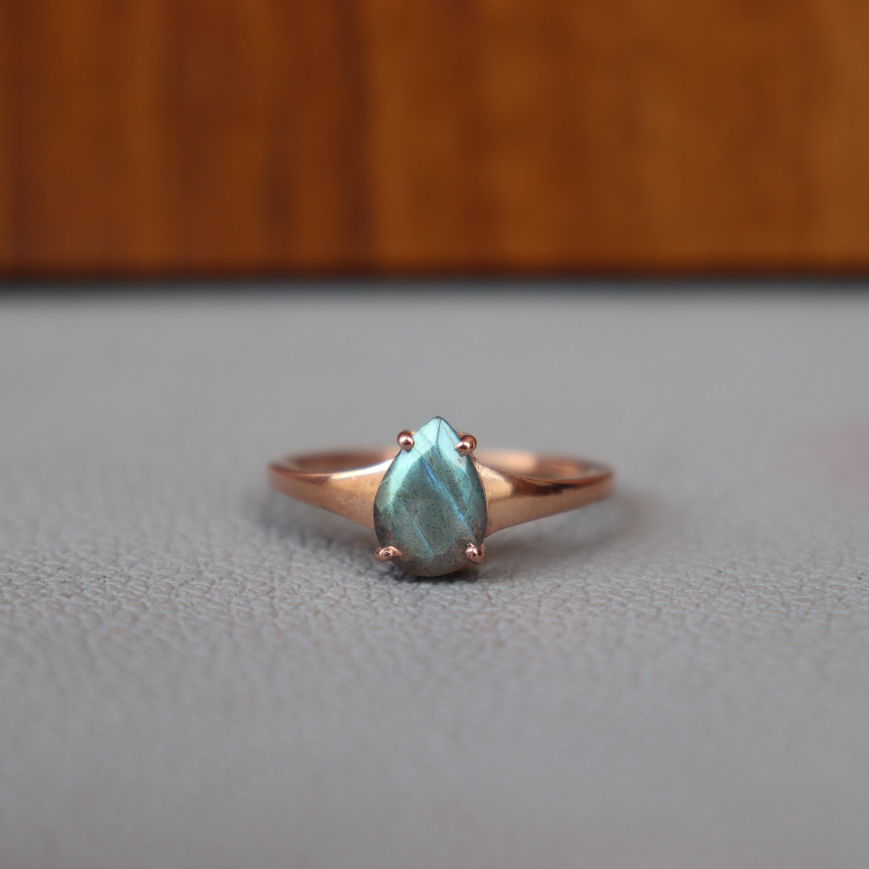 Blue rose ring - Etsy 日本