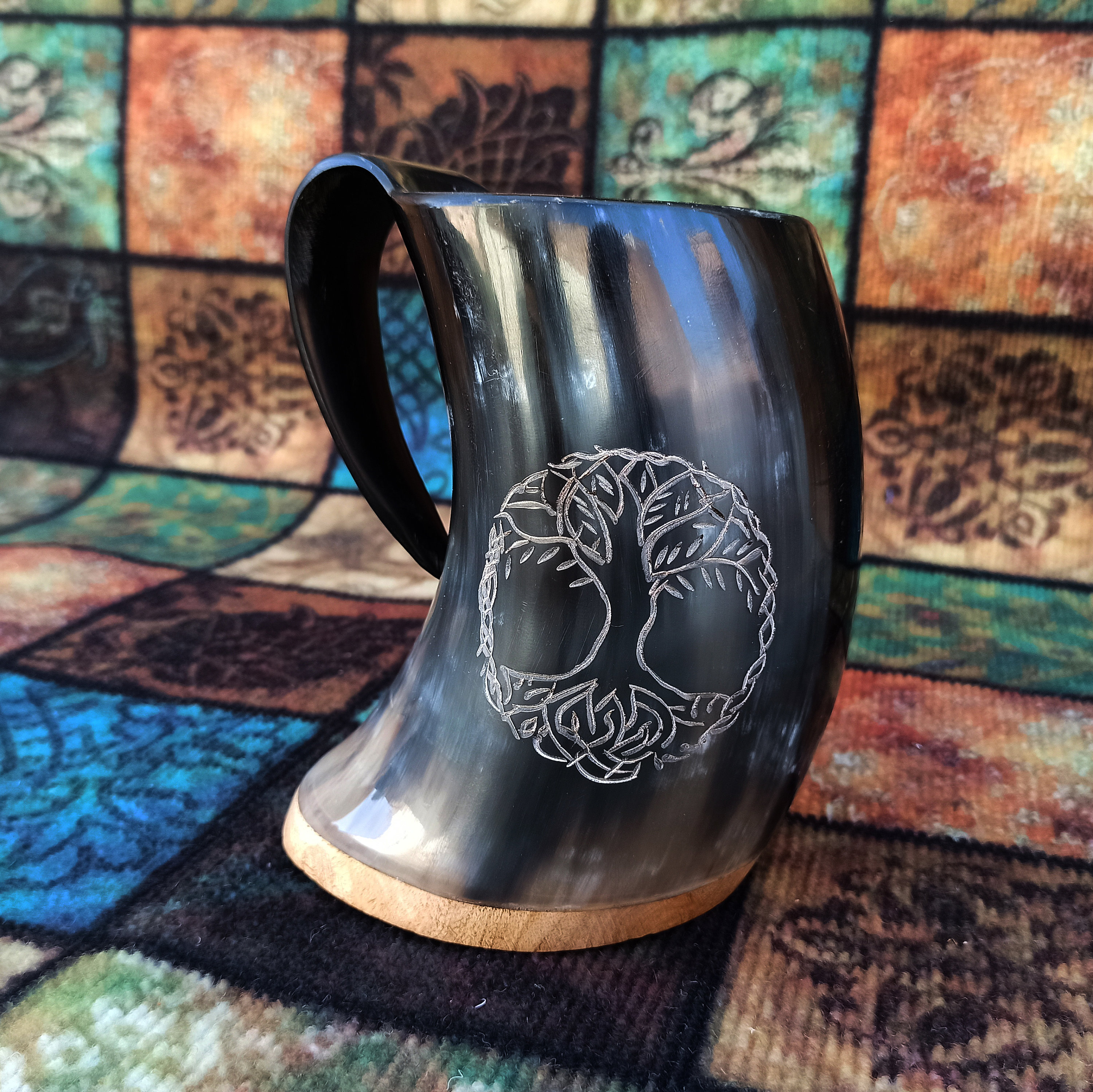 Handcrafted Horn Mug Viking Drinking Horn Mug for Adult Beer Etsy India