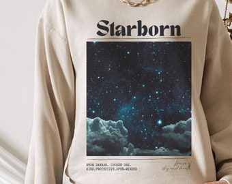 Starborn Bryce Quinlan SJM Licensed Crescent City Sweater Sarah J Maas Crescent City Merch Booktok Merch Ruhn Danaan Hunt Athalar Bookish