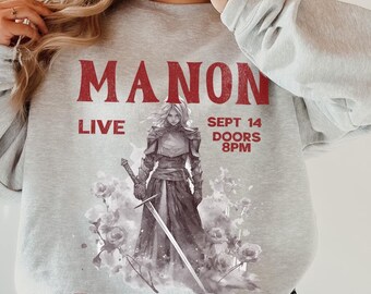 Maglione Manon Blackbeak The Thirteen LICENSED Sarah J Maas Merch Throne Of Glass Acotar Merch Wyvern Abraxos Sarah J Maas Gifts Tog Booktok