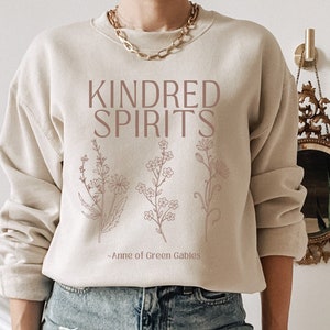 Anne Of Green Gables Kindred Spirits Bookish Crewneck Bookish Merch Cottagecore Sweater Anne Shirley Gilbert Blythe Cottage Core Sweater