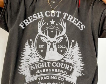 Night Court-skjorta Velaris-skjorta LICENSIERAD Sarah J Maas Merch Acotar-skjorta Acotar Sjm Merch-skjorta Rhysand Acotar Cassian Acotar Gåvor Acomaf