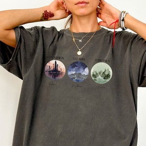 テラセンシャツ クレセントシティシャツ ヴェラリスシャツ ACOTARシャツ サラ・J・マース ルナシオンシャツ クレセントシティマーチ SJMユニバース コンフォートカラーズ