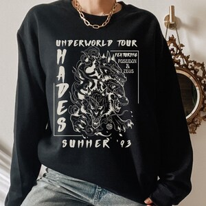 Sudadera Hades Hades y Perséfone Merchandising literario Suéter Goblincore Mitología griega Ropa griega Suéter Cottagecore oscuro Suéter Cottagecore