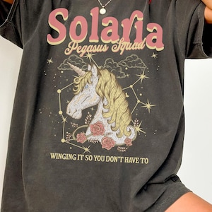 Zodiac Academy Solaria Shirt LICENSED Zodiac Academy Merch DarcyTory Vega Orion Romantasy Merch Booktok Celestial Heirs Dark Romance Seth