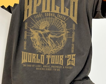 Apollo Shirt Distressed Band Tee Greek Mythology Shirt Greek Mythology Gift Greek Gods The Odyssey Mythology Tshirt Hades Zeus Ancient Greek
