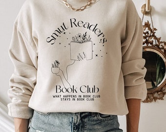 Smut Reader Bookish Sweatshirt Romantik Reader Buch-Liebhaber-Shirt Bücher Sweatshirt Literarisches Shirt Buch-Club-Shirt Lese Sweatshirt