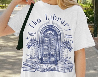 Comfort Colors ACOTAR Koszula House Of Wind Koszula Night Court SJM Licencjonowany towar Koszulka Velaris Sarah J Maas Acotar Merchandise Prezenty Acotar