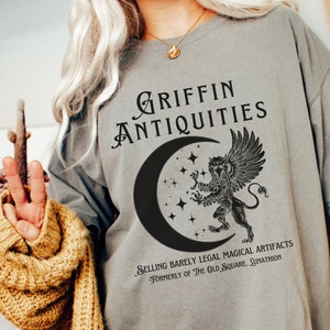 Griffin Antiquities A Court Of Mist And Fury Night Court Acotar Sarah J Maas Bookish Shirt Velaris Shirt Acotar Shirt Sarah J Maas Merch