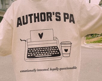 Auteur PA Book Lover Reader Shirt literair meisje Booktok Booktok Shirt Booktrovert Shirt Bookish Things Smut Reader Shirt Book Swag