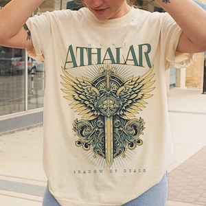 Comfort Colors Hunt Athalar Shadow Of Death Crescent City Shirt Sarah J Maas Crescent City Merch SJM Universe SJM Merch Bookish Merch