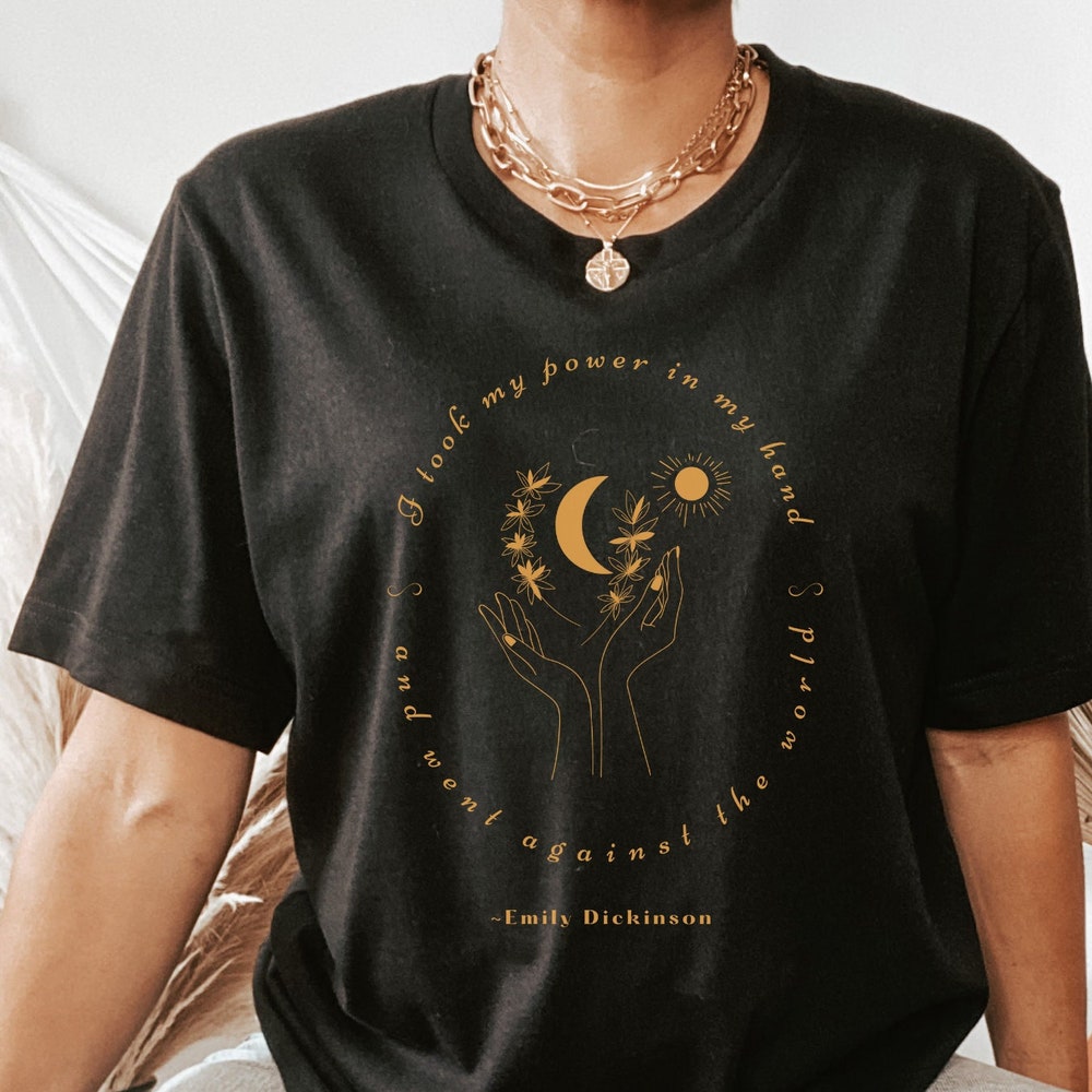 Emily Dickinson Poet Shirt Feminism Shirt Book Shirt Emily Bookish Shirt Literature Shirt Cottagecore Shirt Literary Shirt Bookish Shirts Toughguides