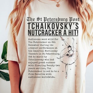 Comfort Colors Vintage Nutcracker Shirt Sugar Plum Fairy Nutcracker Tshirt Fairy Shirt Ballet Shirt  Nutcracker Sweater Dance Teacher Shirt