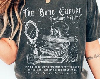 Comfort Colors Bone Carver Shirt Acotar Shirt Acotar Merch SJM Merch Velaris Shirt SJM Universe Bookish Merch Booktok Merch Cassian Acotar