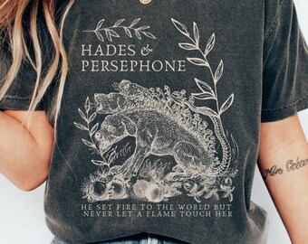 Persephone Vintage griechische Mythologie Dichter Shirt griechischen Göttin Hell Academia Shirt griechischen Kleidung