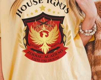 Zodiac Academy LICENSED Zodiac Academy Merch Solaria House Ignis Sofia Milton Tory Vega Romantasy Booktok Dark Romance Bookish Things Orion