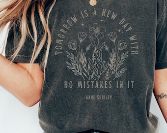 Chemise Anne Of Green Gables Anne Shirley Chemise Gilbert Blythe livresques Chemise Kindred Spirits Cottagecore Chemise fleurs sauvages Light Academia