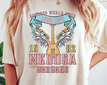 Medusa Distressed Band T-Shirt Vintage Band T-Shirt Schlange Shirt griechische Mythologie griechische Göttin Medusa Shirt griechische Kleidung Grunge Fairycore