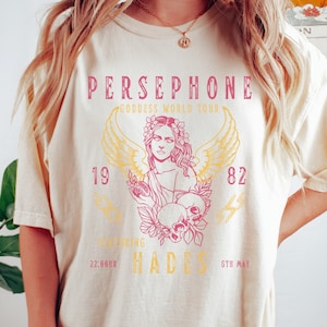 Hades And Persephone Vintage Band T Shirt Persephone And Hades Greek Mythology Distressed Band Tee Hades Shirt Greek Goddess Greek Apparel