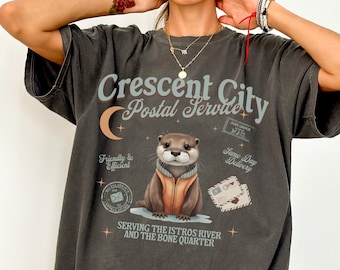 Crescent City Shirt Postal Service Crescent City Merch LICENSED Sarah J Maas Merch Bookish SJM Merch Bryce Quinlan Ruhn Danaan Hunt Athalar