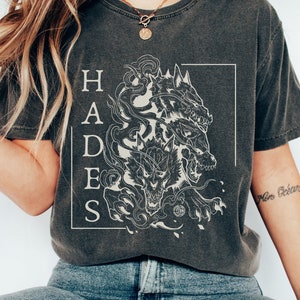 Hades Shirt Cerberus Shirt Mythology Shirt Hades And Persephone Greek Mythology Shirt Light Academia Shirt Greek Apparel Bookish Crewneck