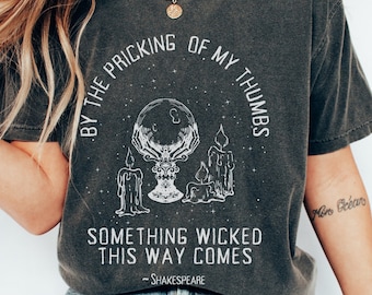 Shakespeare Shirt Dark Academia Shirt Mystical Shirt Halloween Shirt Literature Shirt Poet Shirt Shakespeare Gifts Shakespeare T Shirt