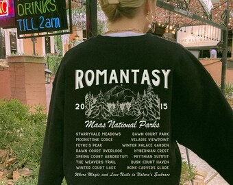 Romantasy ACOTAR Sweatshirt Velaris Sweatshirt Acotar Merch SJM Merch Sarah J Maas Acotar Gifts SJM Universe Starfall Acotar Booktok Merch