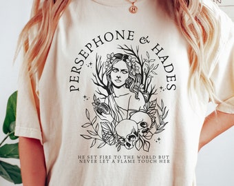 Persephone Vintage griechische Mythologie Dichter Shirt griechischen Göttin Hell Academia Shirt griechischen Kleidung