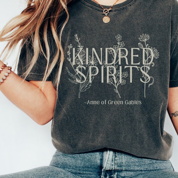 Anne Of Green Gables Kindred Spirits Cottage Core Shirt Shirt Anne Shirley Gilbert Blythe Bookish Merch Wild Flower Shirt Light Academia