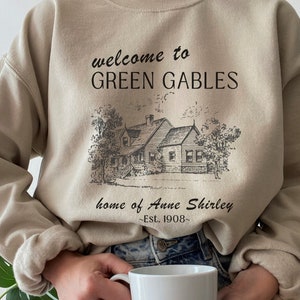 Anne Of Green Gables Sweatshirt Bookish Sweatshirt Book Sweatshirt Light Academia Cottagecore Sweater Anne Shirley Gilbert Blythe Book Shirt