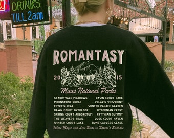 Romantasy ACOTAR Sweatshirt Velaris Sweatshirt Acotar Merch SJM Merch Sarah J Maas Acotar Gifts SJM Universe Starfall Acotar Booktok Merch