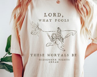 Midsummer Nights Dream Shakespeare Shirt Fairycore Clothing Grunge Fairycore Y2k Shirt Fairycore Shirt Shakespeare T Shirt Goblincore Shirt